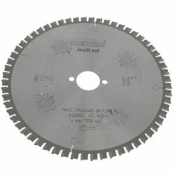 Lame Scie Circulaire 216x30 60 Dents Pour Scie A Onglets Metabo