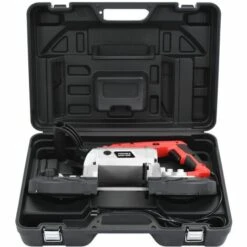 VidaXL Scie à Ruban Avec Base Et Mallette Portable Acier -Scie électrique stationnaire Soldes 13259186 4