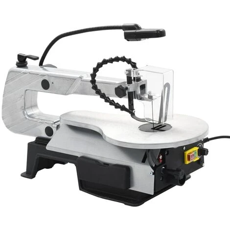 VidaXL Scie à Chantourner à éclairage Acier Profondeur De Coupe 406 Mm 3 VidaXL Scie à Chantourner à éclairage Acier Profondeur De Coupe 406 Mm