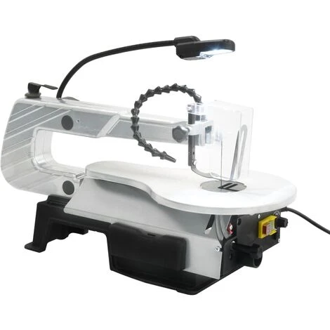 VidaXL Scie à Chantourner à éclairage Acier Profondeur De Coupe 406 Mm 4 VidaXL Scie à Chantourner à éclairage Acier Profondeur De Coupe 406 Mm – Image 2