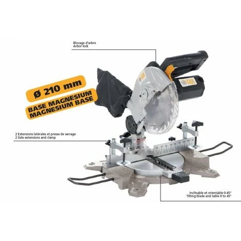 Scie à Onglet 1400 W - Fartools MA 1200C 4 Scie à Onglet 1400 W - Fartools MA 1200C – Image 2