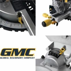 Scie A Onglet Radiale Circulaire Double Barre Coulissante 1800W 378634 GMC -Scie électrique stationnaire Soldes 14670923 3