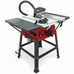 WILTEC Scie Circulaire Sur Table 2000 Watts Angle 0-45° Butée Parallèle Réglable 5500 Tr/min Coupe Biaise