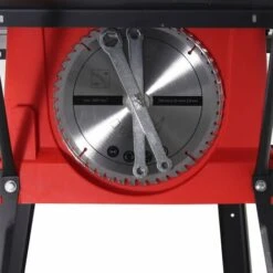 WILTEC Scie Circulaire Sur Table 2000 Watts Angle 0-45° Butée Parallèle Réglable 5500 Tr/min Coupe Biaise -Scie électrique stationnaire Soldes 14671538 5