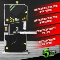 Scie à Ruban 250W Avec Guide Latéral - Constructor 8 Scie à Ruban 250W Avec Guide Latéral - Constructor -Scie électrique stationnaire Soldes 15087523 3