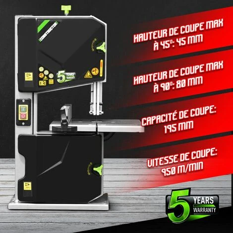 Scie à Ruban 250W Avec Guide Latéral - Constructor 4 Scie à Ruban 250W Avec Guide Latéral - Constructor – Image 3