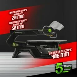 CONSTRUCTOR Scie à Chantourner 120 W Avec Vitesse Variable -Scie électrique stationnaire Soldes 15087524 3