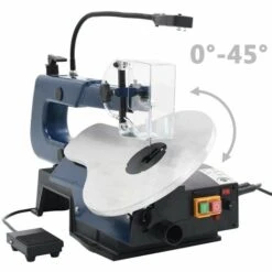 VidaXL Scie A Chantourner Electrique Avec Pedale Et Lampe LED 125 W 9 VidaXL Scie A Chantourner Electrique Avec Pedale Et Lampe LED 125 W -Scie électrique stationnaire Soldes 15278394 3