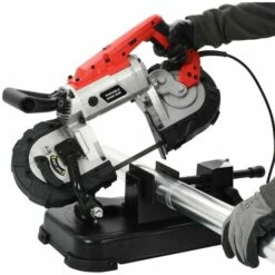 BIGB Scie à Ruban Portable 1100 W Pour Métal / Acier - En Mallette -Scie électrique stationnaire Soldes 15672710 3