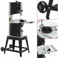 BIGB Scie à Ruban De Précision 305 Mm Sur Support Acier - 750 W