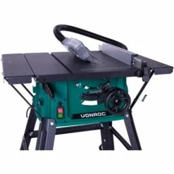 VONROC Scie Sur Table – 1 500W – 210mm, Lame De Scie De 40 Dents Et Support Inclus -Scie électrique stationnaire Soldes 15849220 3