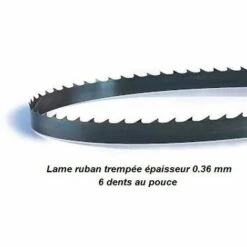 PROBOIS Lame De Scie à Ruban 1750 Mm Largeur 6 épaisseur 0.36 Mm