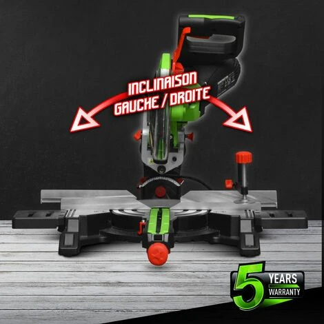 CONSTRUCTOR Scie Onglets Radiale 1800w-210mmavec Laser Et Double Inclinaison 5 CONSTRUCTOR Scie Onglets Radiale 1800w-210mmavec Laser Et Double Inclinaison – Image 3