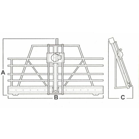 C5 - Scie à Panneaux Verticale - 1,65 KW - 1625 Mm SSC SSCC5V3 6 C5 - Scie à Panneaux Verticale - 1,65 KW - 1625 Mm SSC SSCC5V3 – Image 4