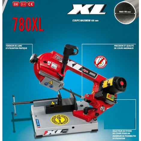 Femi - Scie à Ruban Acier 850W L:1335mm Diam105mm (descente Manuelle) - 780XL 6 Femi - Scie à Ruban Acier 850W L:1335mm Diam105mm (descente Manuelle) - 780XL – Image 4