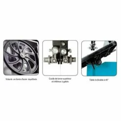 Leman - Scie à Ruban L:2630mm 1450W - SRU356 7 Leman - Scie à Ruban L:2630mm 1450W - SRU356 -Scie électrique stationnaire Soldes 182800 3