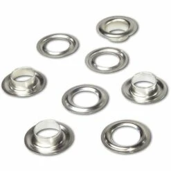 Œillets 8,5 Mm, Laiton Nickelé, 50 Pièces Selzer