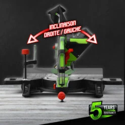 Scie à Onglets Radiale 2100W - 305mm - Constructor -Scie électrique stationnaire Soldes 19883075 3