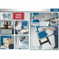 Scheppach - Scie à Ruban Volants 315mm 400V Triphasée 700W - Basa 3 -Scie électrique stationnaire Soldes 2265048 5