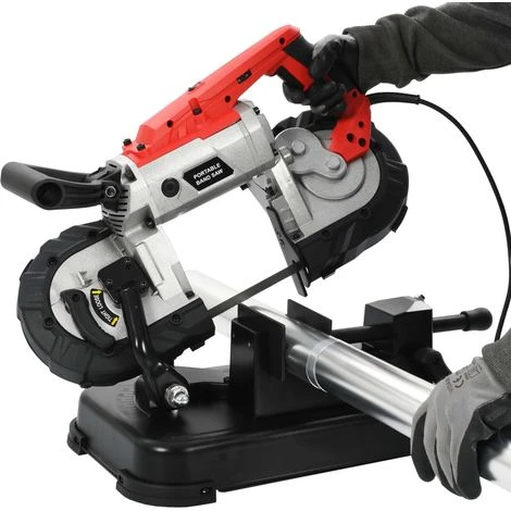 Topdeal Scie à Ruban Avec Base Et Mallette Portable Acier 4 Topdeal Scie à Ruban Avec Base Et Mallette Portable Acier – Image 2