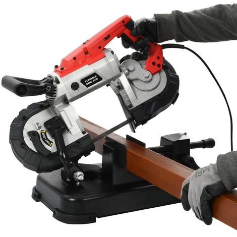 Topdeal Scie à Ruban Avec Base Et Mallette Portable Acier 5 Topdeal Scie à Ruban Avec Base Et Mallette Portable Acier – Image 3