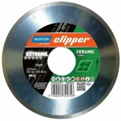 Disque Diamant Norton Clipper Extreme Ceramic Soft Ø 250 X 25,4