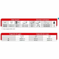 Femi - Scie à Ruban Acier Vitesse Variable 950W L:1330mm Diamètre 105 Mm - 783 XL -Scie électrique stationnaire Soldes 266095 3