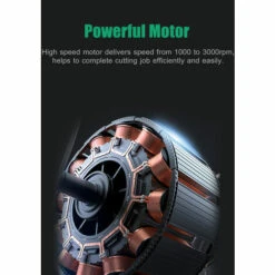 ASUPERMALL Scie A Table Mini Bureau Scie Cutter Machine De Coupe Electrique Avec Lame De Scie Meule Reglage De L'Angle Reglage De La Vitesse De 35 Mm Profondeur De Coupe, Prise Eu -Scie électrique stationnaire Soldes 28057634 4