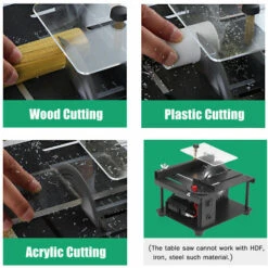 ASUPERMALL Scie A Table Mini Bureau Scie Cutter Machine De Coupe Electrique Avec Lame De Scie Meule Reglage De L'Angle Reglage De La Vitesse De 35 Mm Profondeur De Coupe, Prise Eu 10 ASUPERMALL Scie A Table Mini Bureau Scie Cutter Machine De Coupe Electrique Avec Lame De Scie Meule Reglage De L'Angle Reglage De La Vitesse De 35 Mm Profondeur De Coupe, Prise Eu -Scie électrique stationnaire Soldes 28059328 4