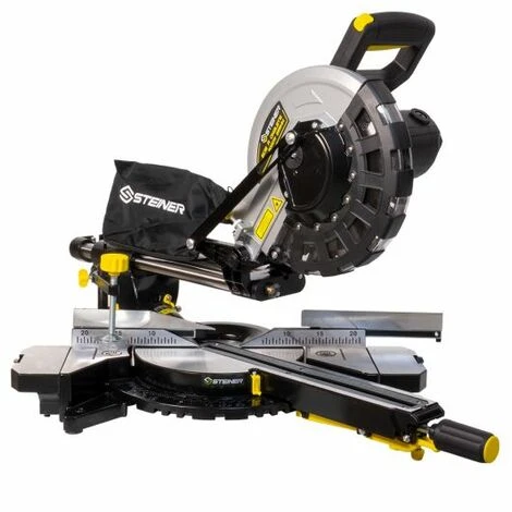 Scie à Onglet Radiale 2000W 255 Mm Laser STEINER 3 Scie à Onglet Radiale 2000W 255 Mm Laser STEINER
