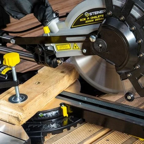 Scie à Onglet Radiale 2000W 255 Mm Laser STEINER 5 Scie à Onglet Radiale 2000W 255 Mm Laser STEINER – Image 3