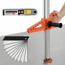 COOFIX Outil D'artefact De Coupe Pour Cloisons Coupeuse Manuelle De Plaques De Plâtre à Main Avec Double Lame Et 4 Roulements Plage -Scie électrique stationnaire Soldes 31061593 4