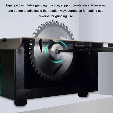 HAPPYSHOPPING Mini Mini Scie A Table Multifonctionnelle Modele De Bricolage Scie Electrique De Precision Wenwan Petite Scie A Table Petite Machine De Decoupe Metal Nu (sans Lame De Scie Electrique) 4 HAPPYSHOPPING Mini Mini Scie A Table Multifonctionnelle Modele De Bricolage Scie Electrique De Precision Wenwan Petite Scie A Table Petite Machine De Decoupe Metal Nu (sans Lame De Scie Electrique) – Image 2