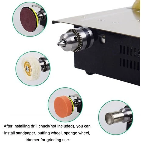 HAPPYSHOPPING Mini Mini Scie A Table Multifonctionnelle Modele De Bricolage Scie Electrique De Precision Wenwan Petite Scie A Table Petite Machine De Decoupe Metal Nu (sans Lame De Scie Electrique) 6 HAPPYSHOPPING Mini Mini Scie A Table Multifonctionnelle Modele De Bricolage Scie Electrique De Precision Wenwan Petite Scie A Table Petite Machine De Decoupe Metal Nu (sans Lame De Scie Electrique) – Image 4