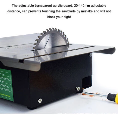 HAPPYSHOPPING Mini Mini Scie A Table Multifonctionnelle Modele De Bricolage Scie Electrique De Precision Wenwan Petite Scie A Table Petite Machine De Decoupe Metal Nu (sans Lame De Scie Electrique) 7 HAPPYSHOPPING Mini Mini Scie A Table Multifonctionnelle Modele De Bricolage Scie Electrique De Precision Wenwan Petite Scie A Table Petite Machine De Decoupe Metal Nu (sans Lame De Scie Electrique) – Image 5