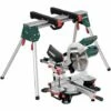 METABO® Metabo Scie à Onglets KGS 254 M, Avec Socle De Machine KSU 100, Carton - 690993000 -Scie électrique stationnaire Soldes 32930836 1
