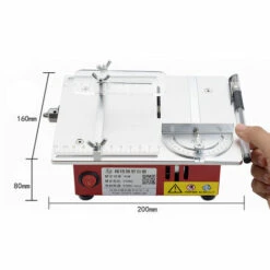 HAPPYSHOPPING Scie A Table T30 Modele De Bricolage Scie Electrique De Precision Mini Machine De Decoupe En Alliage D'aluminium Modele Ordinaire, Standard, EU 220 V -Scie électrique stationnaire Soldes 32994203 4