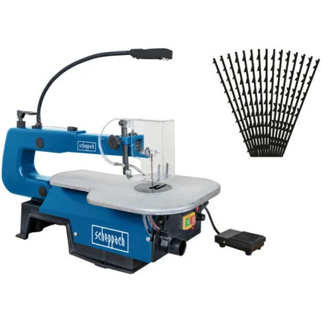 Pack SCHEPPACH Scie à Chantourner 400 Mm - 125W - DECO-XL - Lot De 60 Lames 3 Pack SCHEPPACH Scie à Chantourner 400 Mm - 125W - DECO-XL - Lot De 60 Lames