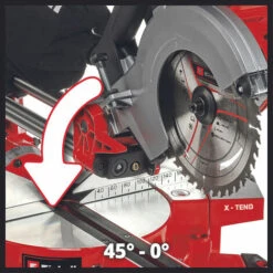 Einhell Scie à Onglet Radiale Sans Fil TE-SM 36/210 Li-Solo Power X-Change (36V, 3.800 Trs/min, Lame Ø210 X ø30 Mm, Laser De Visée) Livré Sans Batterie Ni Chargeur -Scie électrique stationnaire Soldes 36889428 4