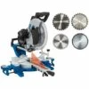 Pack SCHEPPACH Scie à Onglet Radial 305 Mm 2000W - HM140L - 2 Lames 24-60 Dents -Scie électrique stationnaire Soldes 37531387 1