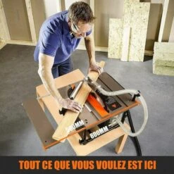 TACKLIFE Scie Sur Table, Scie à Table Sans Poussière Avec Moteur Puissant, Taux D'Aspiration Des Copeaux De 98%, Coupe Inclinée à 45°, Table Extensible-TLTS02A 10 TACKLIFE Scie Sur Table, Scie à Table Sans Poussière Avec Moteur Puissant, Taux D'Aspiration Des Copeaux De 98%, Coupe Inclinée à 45°, Table Extensible-TLTS02A -Scie électrique stationnaire Soldes 37743077 5