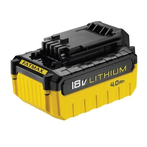 STANLEY FATMAX BATTERIE LITHIUM ION 18V 4AH COMPATIBLE GAMME FATMAX 18V ROBUSTE ET ERGONOMIQUE FMC688L-XJ 4 STANLEY FATMAX BATTERIE LITHIUM ION 18V 4AH COMPATIBLE GAMME FATMAX 18V ROBUSTE ET ERGONOMIQUE FMC688L-XJ – Image 2