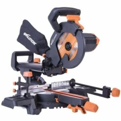 Evolution R210SMS+ 110V 210mm Multi-material Sliding Mitre Saw