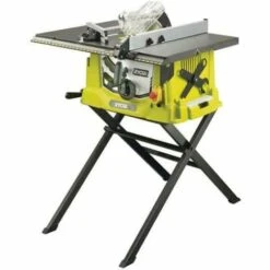 Scie Sur Table électrique RYOBI 1800W 254mm - Piètement Rétractable Et Extension - RTS1800ES-G