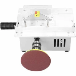 HAPPYSHOPPING T1 Mini Scie A Table Multifonctionnelle Scies De Bureau Electriques Petit Outil De Coupe Domestique Bricolage Tour A Bois Machine Avec Pince De 1,5 A 10 Mm, Modele: Prise UE Multicolore -Scie électrique stationnaire Soldes 41973561 3