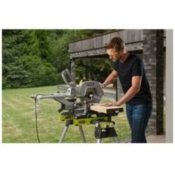 Scie à Onglets Radiale Stationnaire RYOBI 2200W - 305mm EMS305RG -Scie électrique stationnaire Soldes 4257118 4