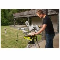 Scie à Onglets Radiale Stationnaire RYOBI 2200W - 305mm EMS305RG -Scie électrique stationnaire Soldes 4257118 5