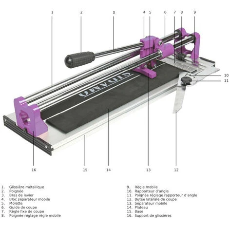 Sidamo - Coupe Carreaux Manuel 430 Mm - STAR CC 430 6 Sidamo - Coupe Carreaux Manuel 430 Mm - STAR CC 430 – Image 4