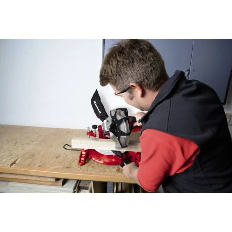 Einhell Scie à Onglet TC-MS 2513 L (1600 W, 48 Dents, Largeur De Coupe Maximale : 120 Mm, Sac à Poussière Et Blocage De Sécurité) 4 Einhell Scie à Onglet TC-MS 2513 L (1600 W, 48 Dents, Largeur De Coupe Maximale : 120 Mm, Sac à Poussière Et Blocage De Sécurité) – Image 2