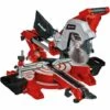 Einhell Scie à Onglet Radiale TE-SM 254 Dual (puissance De 2 100 W, Fonction De Traction, Laser, Réglage D’angles Rapide, Blocage D’arbre « Spindle-Lock », Vendue Avec Lame Aux Carbures De Tungstène) -Scie électrique stationnaire Soldes 47881427 1
